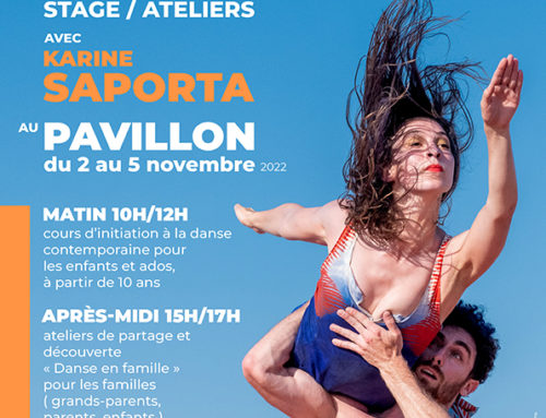 Stages et cours gratuits de Karine Saporta au PAVILLON, du 2 au 5 novembre